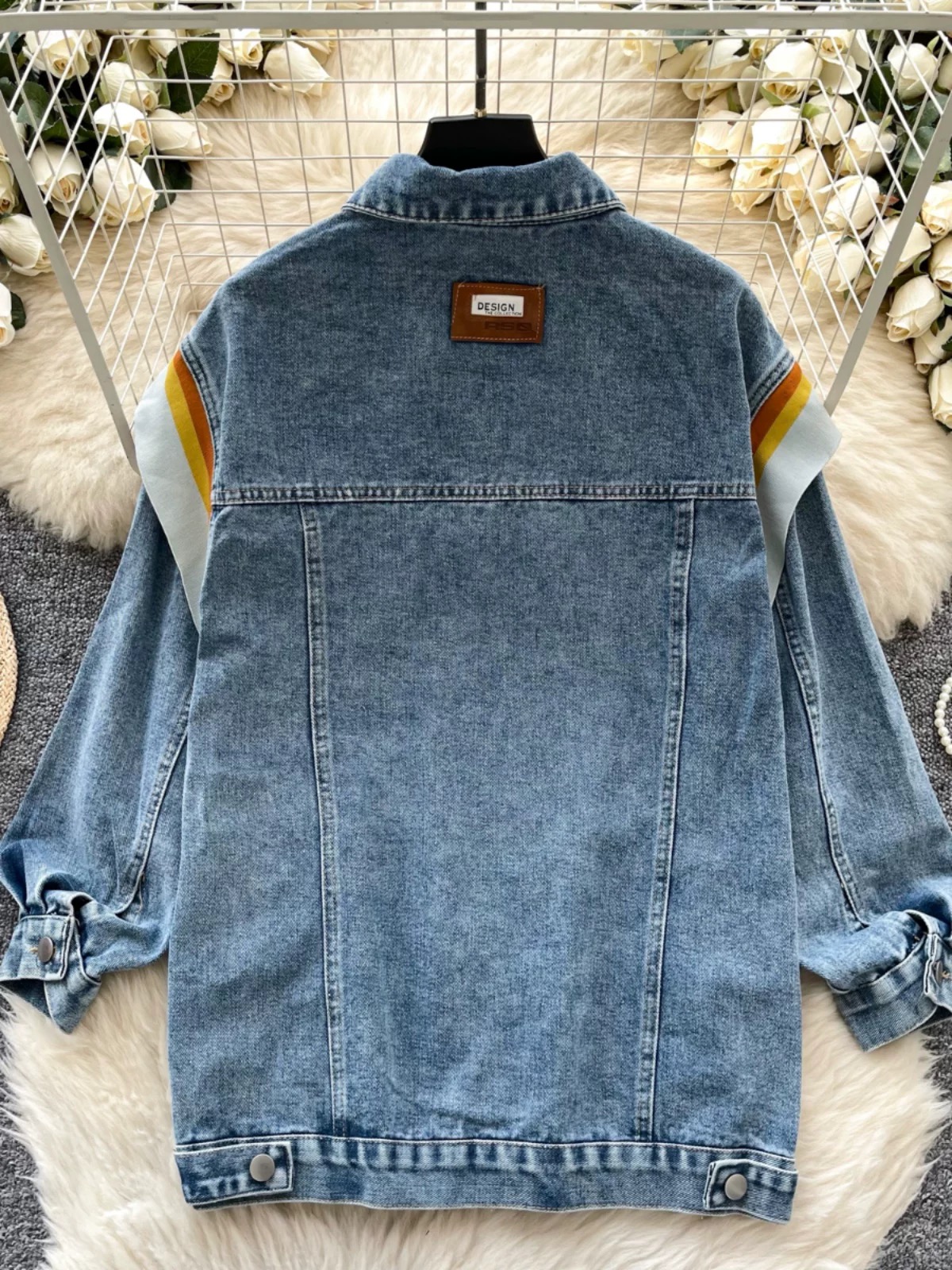 Chic town girl denim jacket DJA138 image