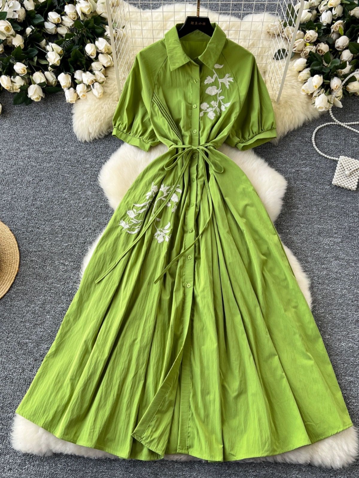 Lana embroidery dress CD1698 image