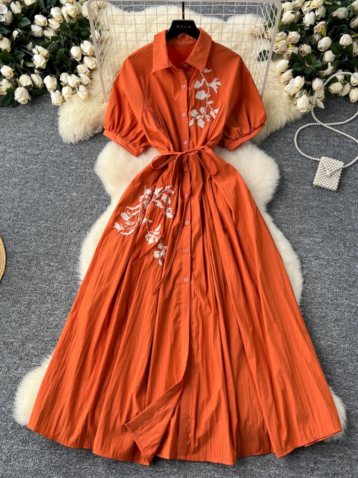 Lana embroidery dress CD1698 image