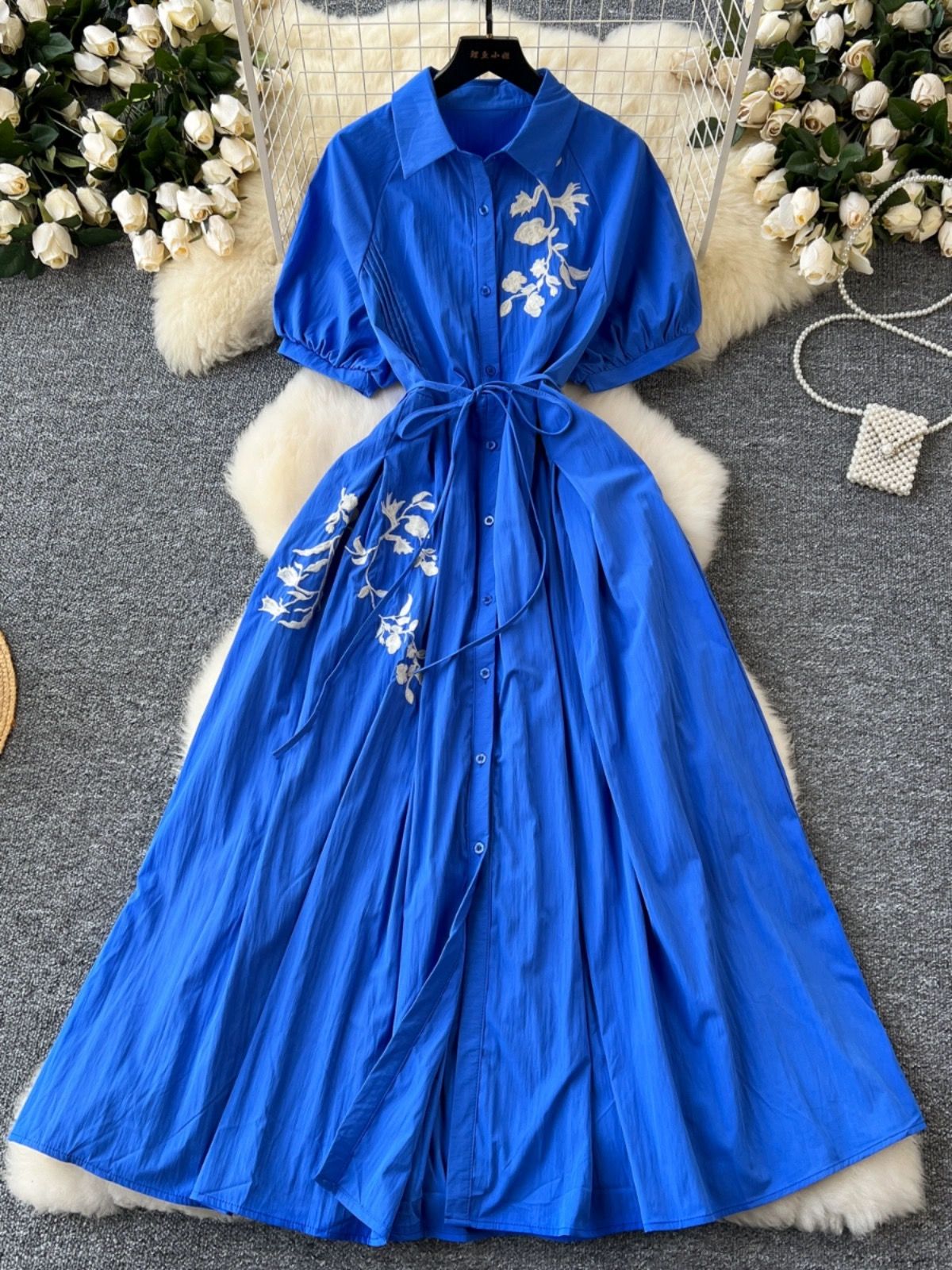 Lana embroidery dress CD1698 image