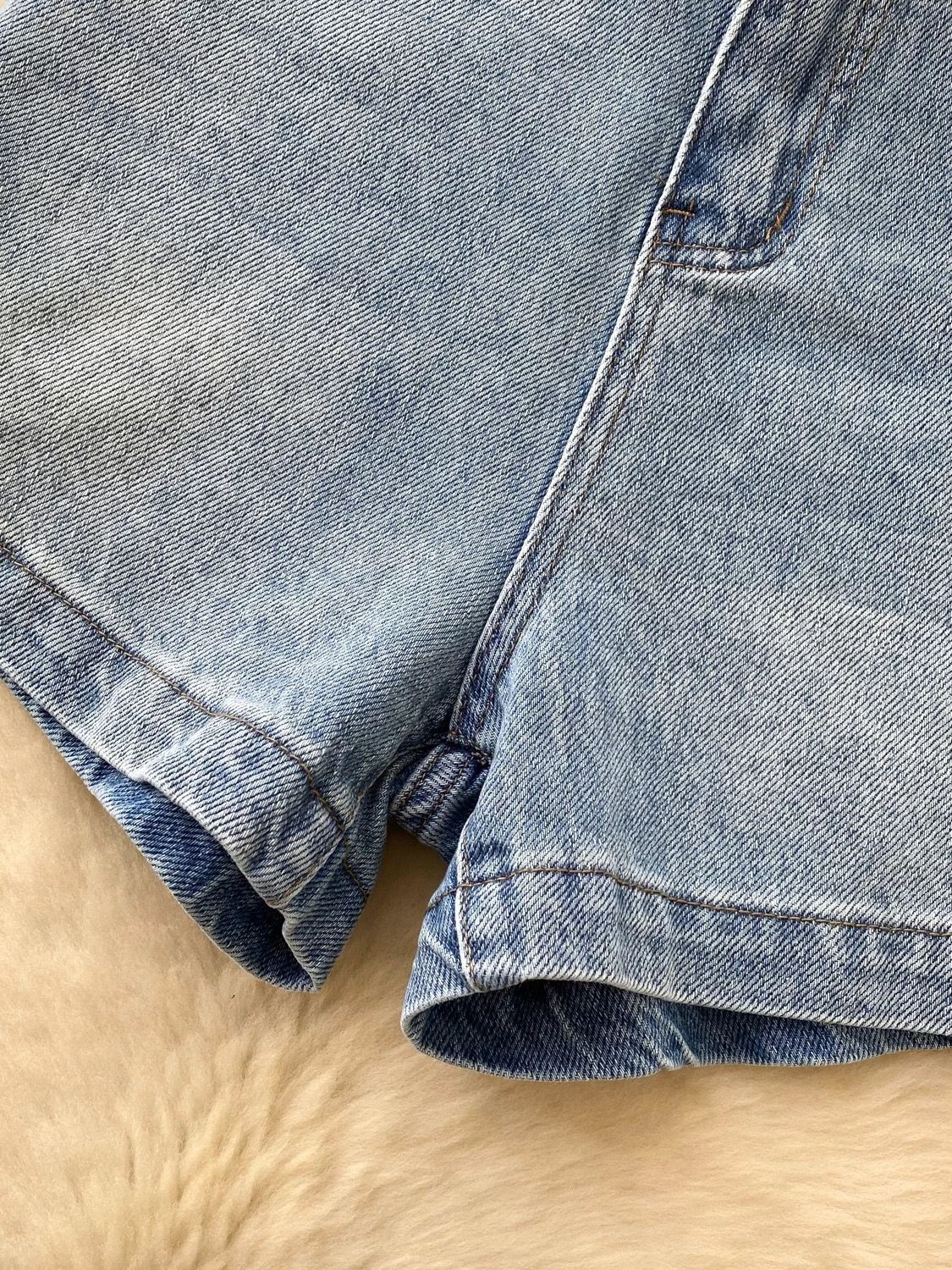 Denim slay shorts DS111 image