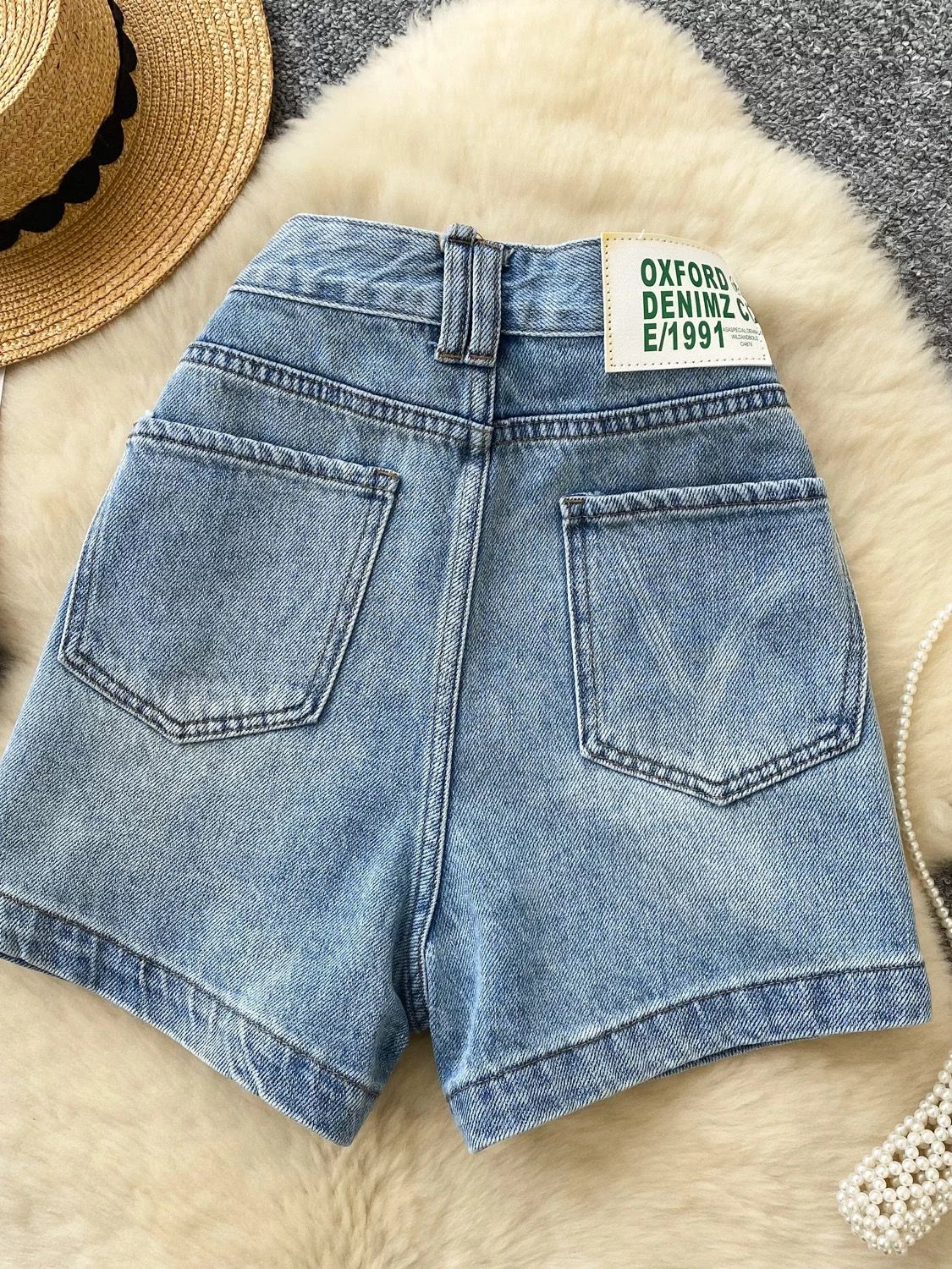 Denim slay shorts DS111 image