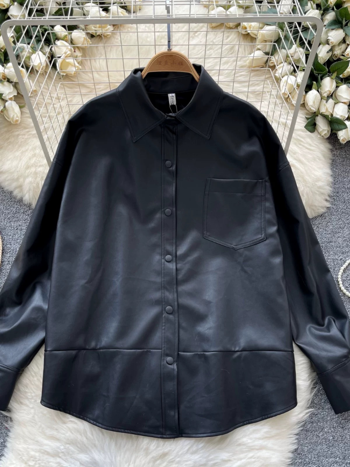 Biker club leather jacket LJ120