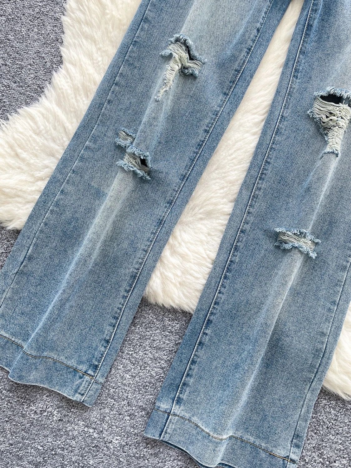 Summer nights  ripped jeans JN183 image