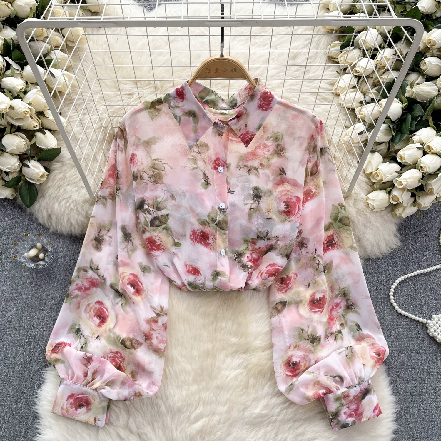 Priya floral blouse BE387 image