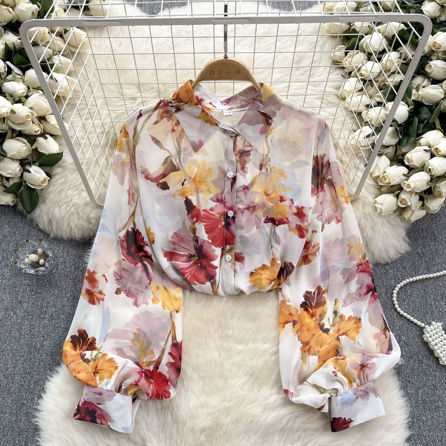 Priya floral blouse BE387 image