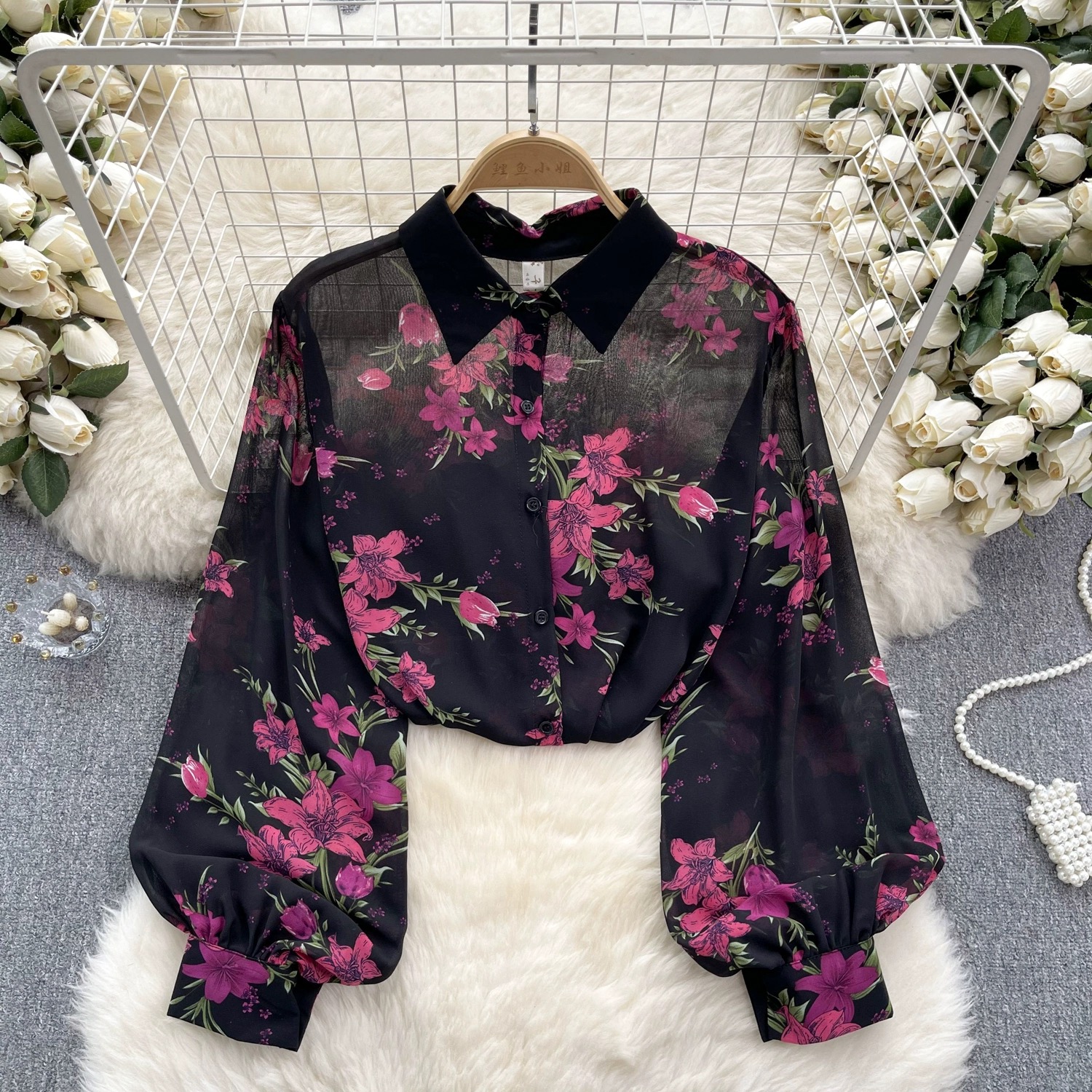 Priya floral blouse BE387 image
