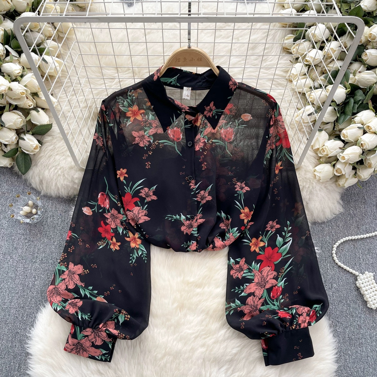 Priya floral blouse BE387 image