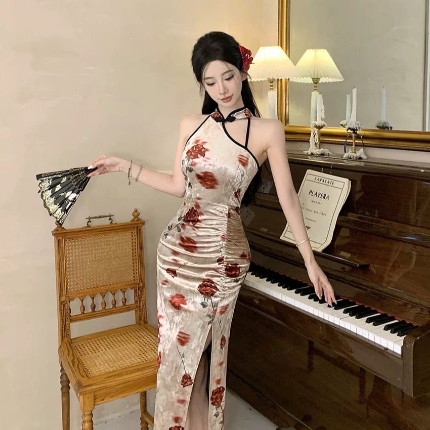 Sparkle away qipao dress Q234 image