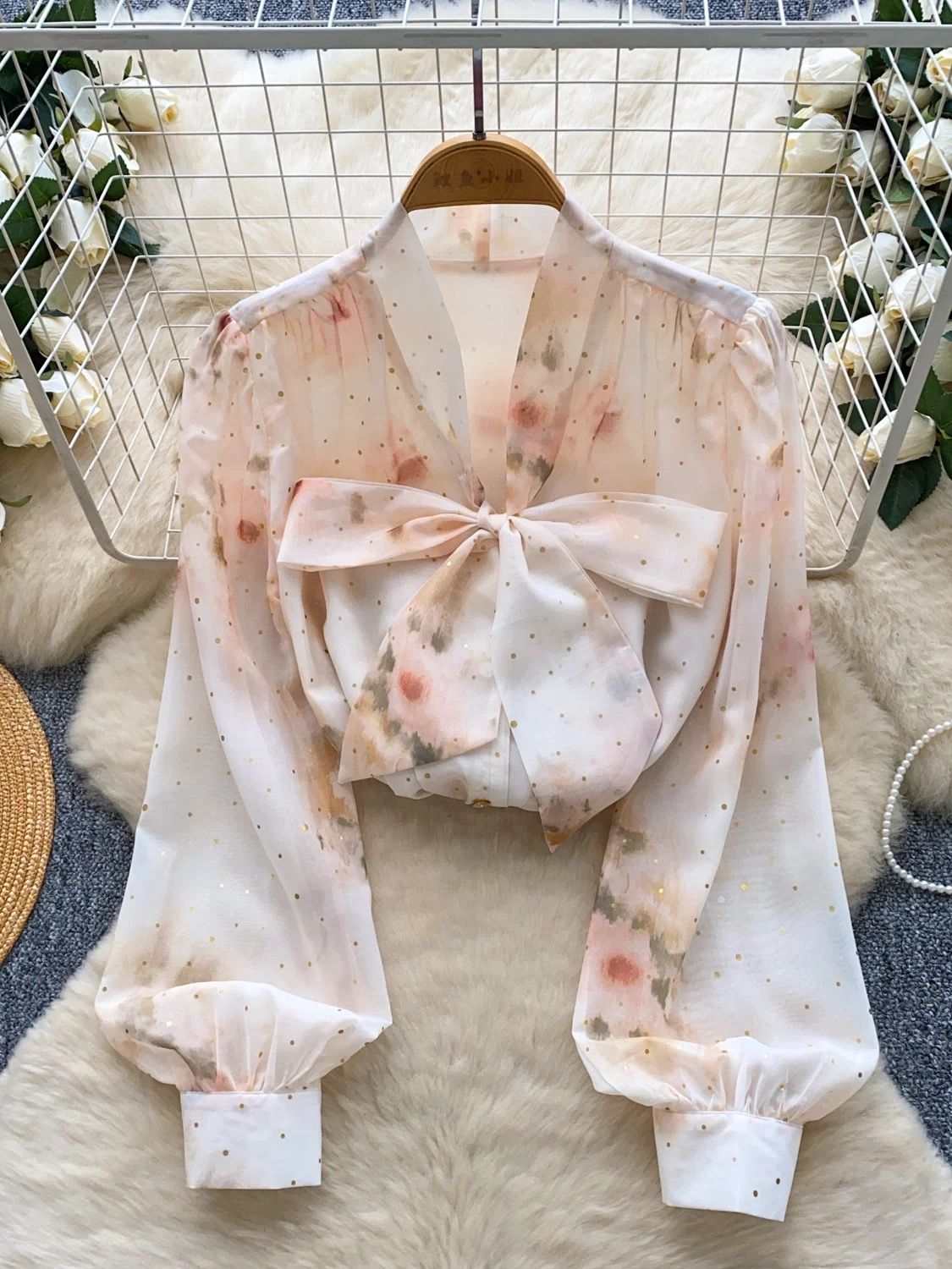 Work crush blouse BE470 image