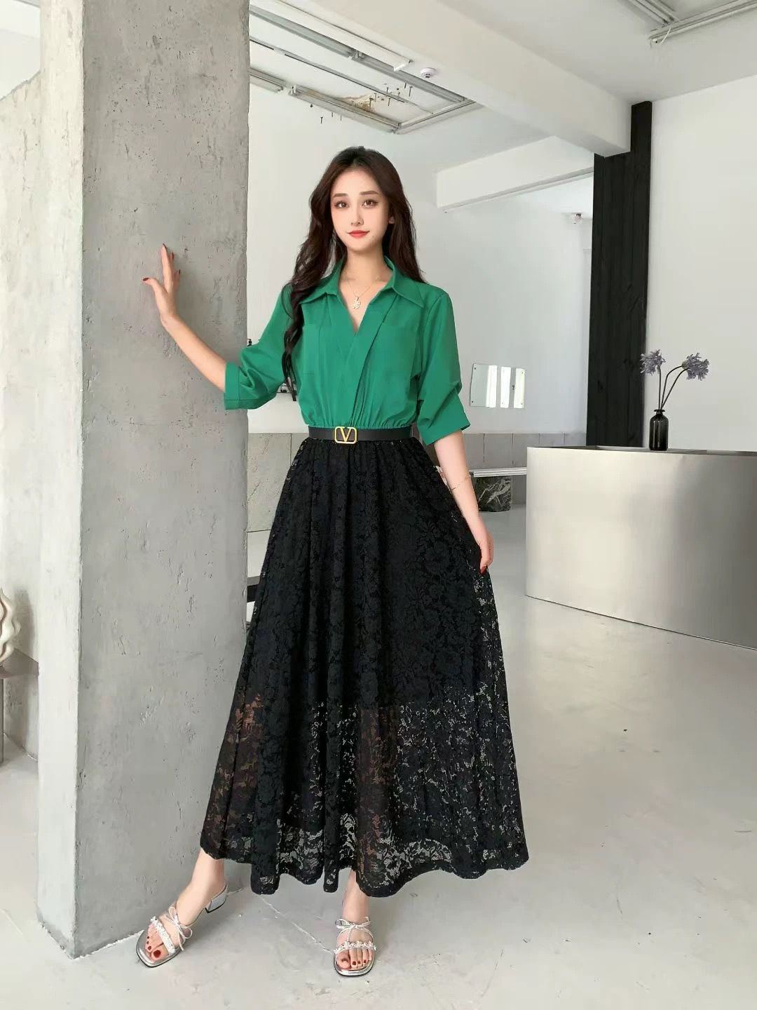 Try your luck lace dress FD1004 image