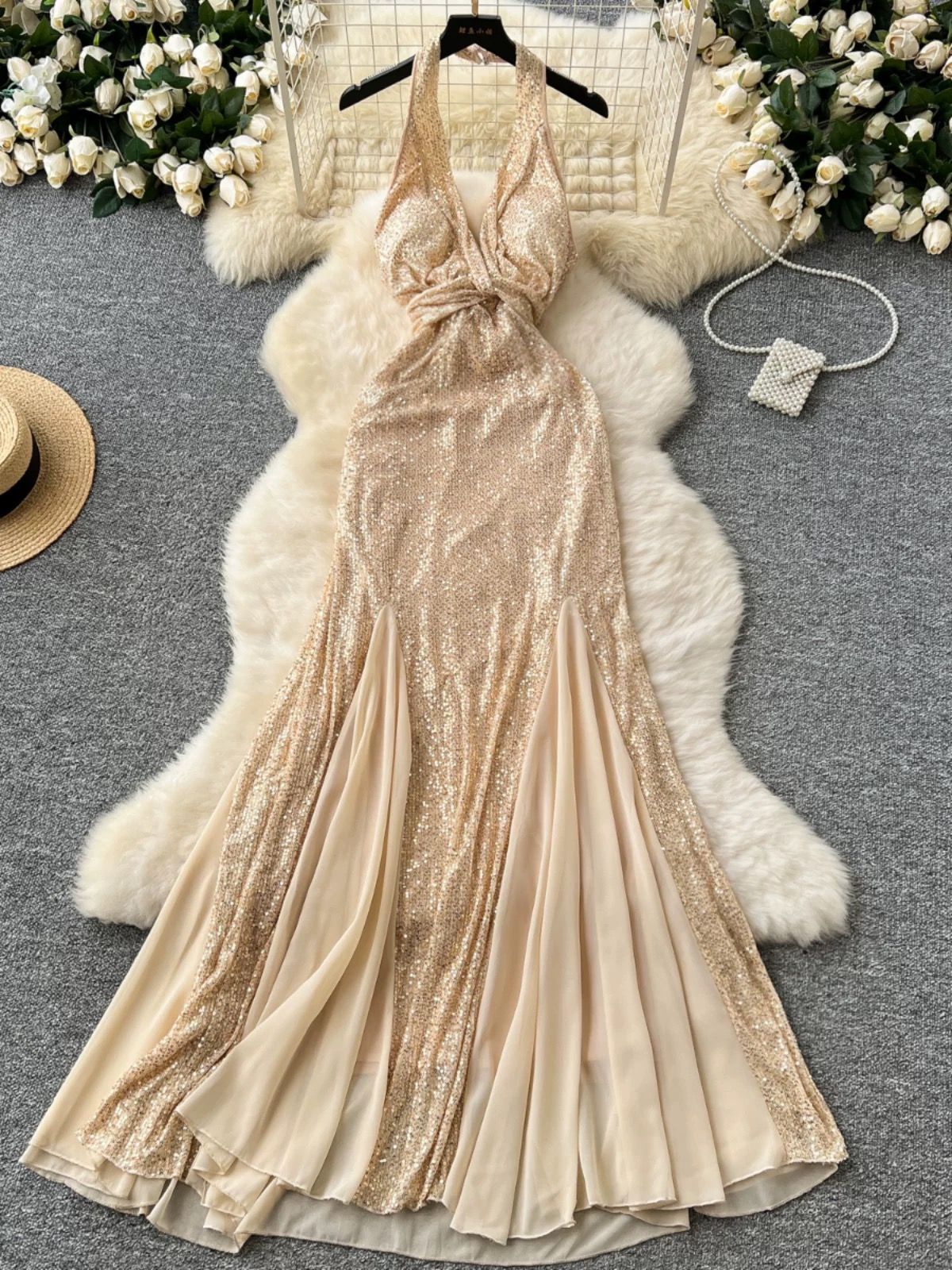 First day of summer party dress EVD224 image