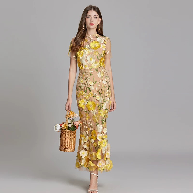 Trust the energy lace dress FBC391 image