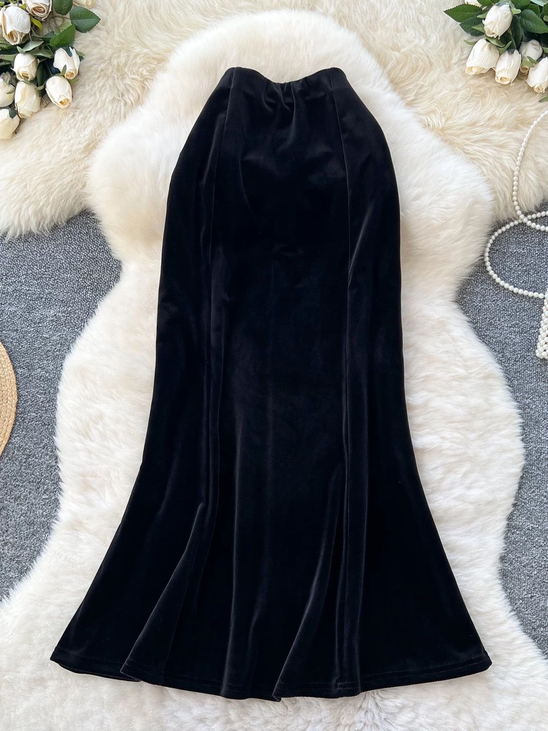 Event play velvet skirt FS116 image