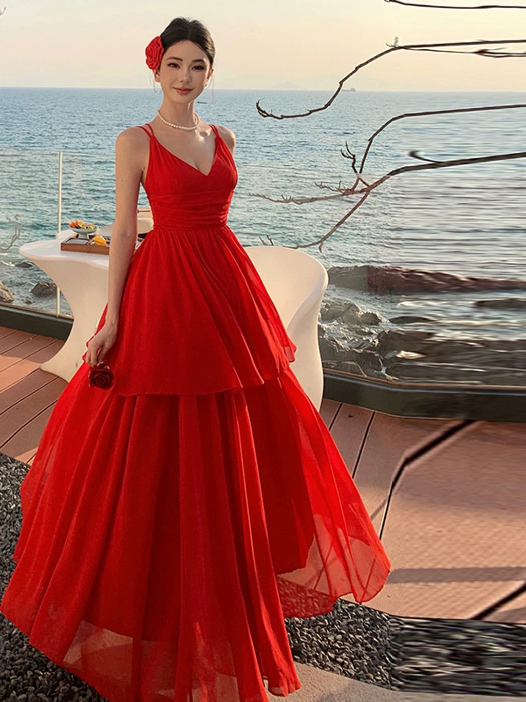 Island vacay beauty dress CD324