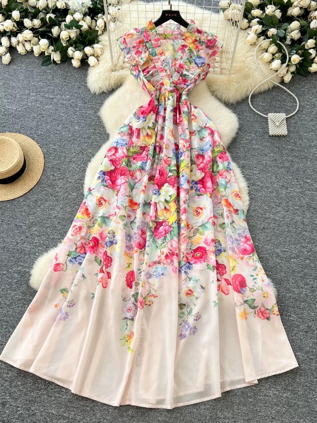Wings up shirt dress ED436