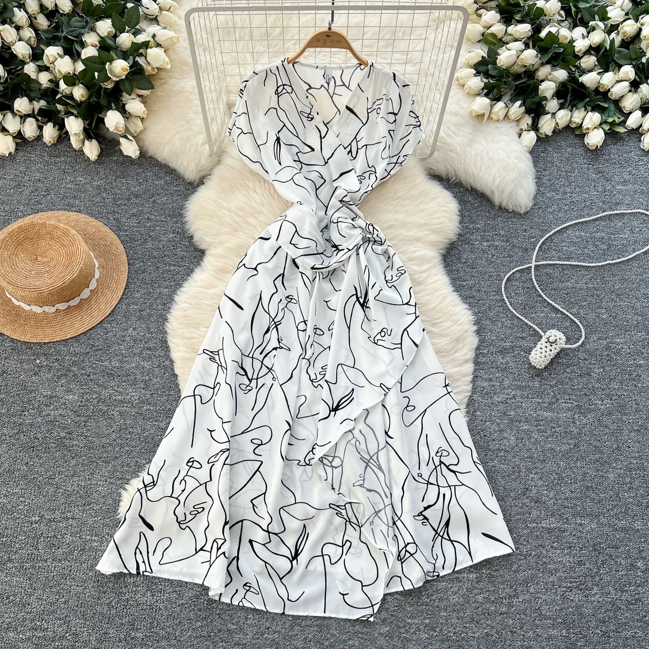 Follow the petals dress CD1332 image