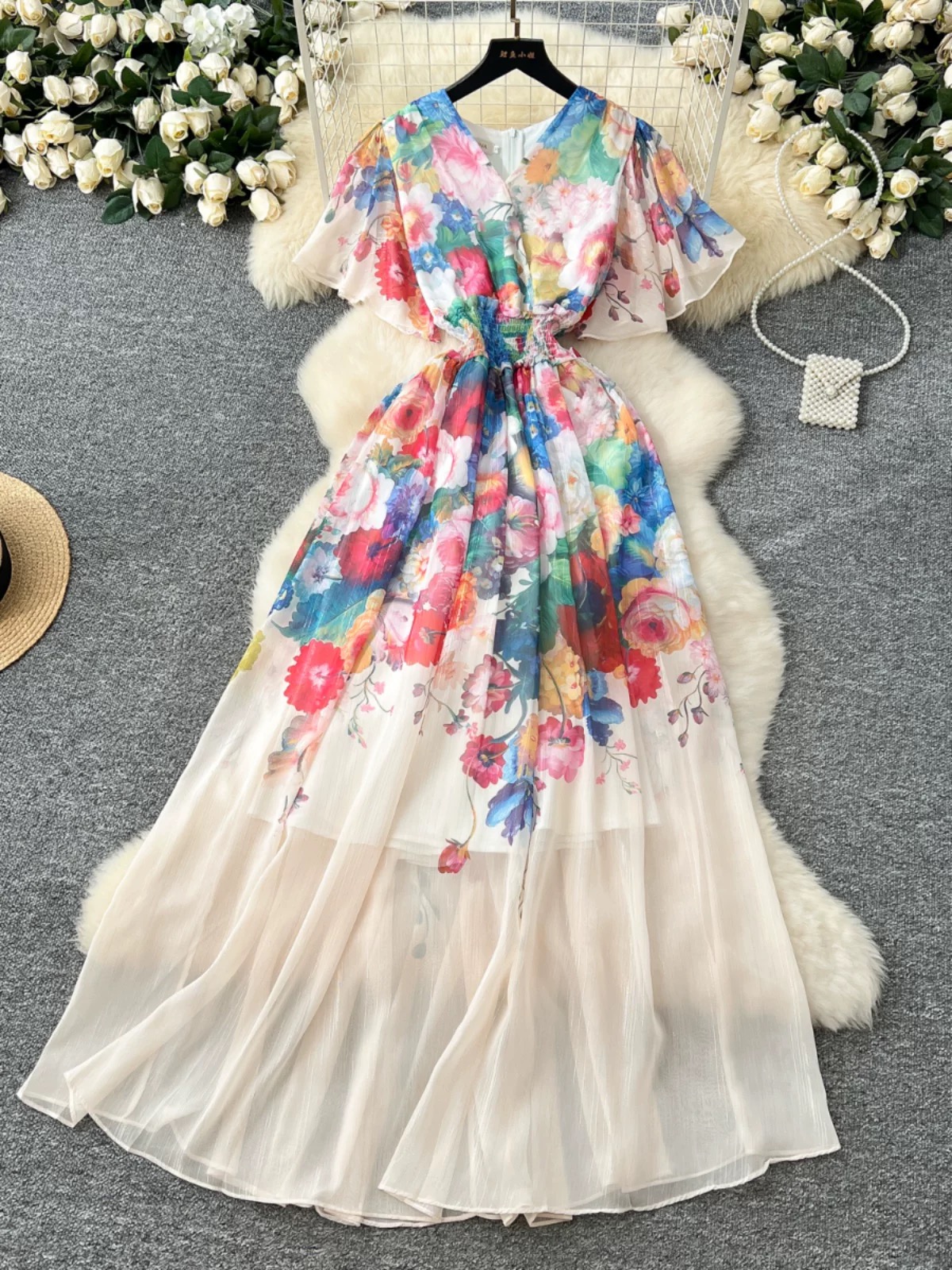 Mysterious vibes dress ED447