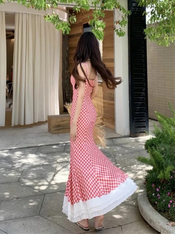 Picture perfect check dress CD315 image