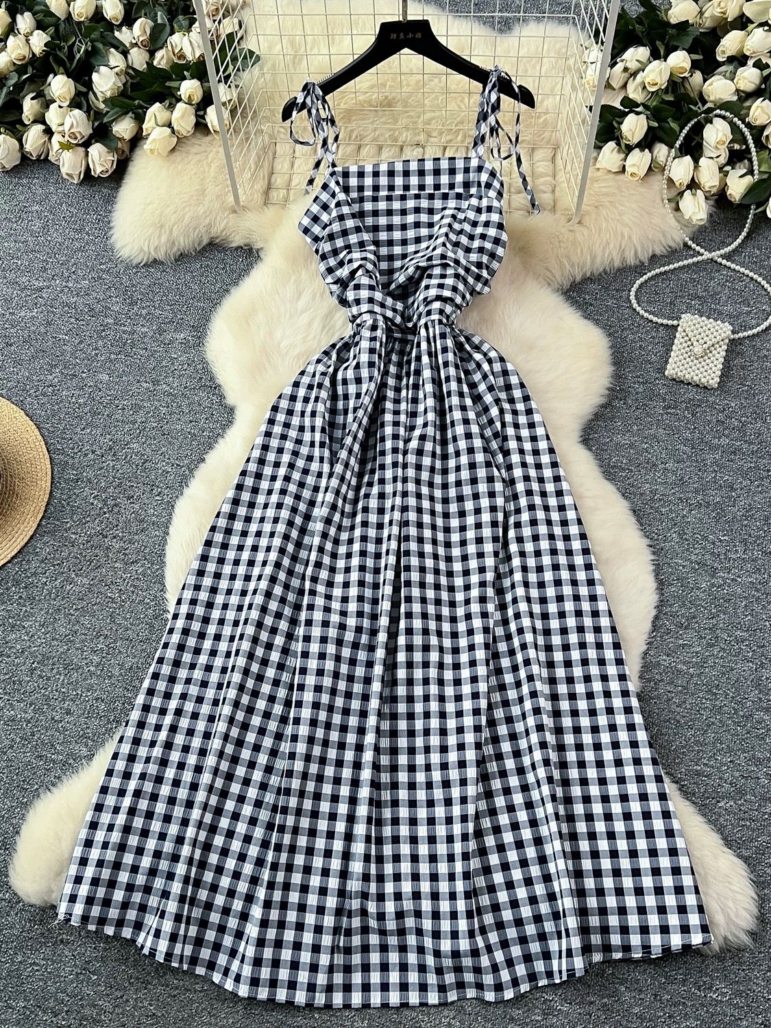 Always extra check dress CD317 image