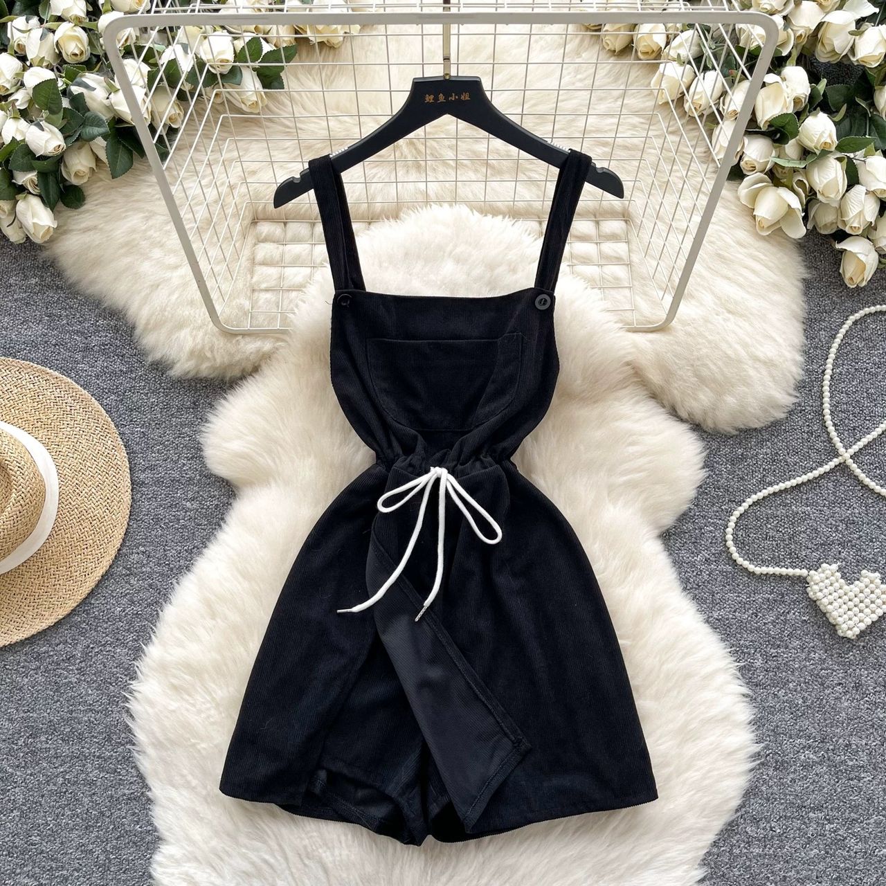 Fufill your desires corduroy jumpsuit JRZZ642 image