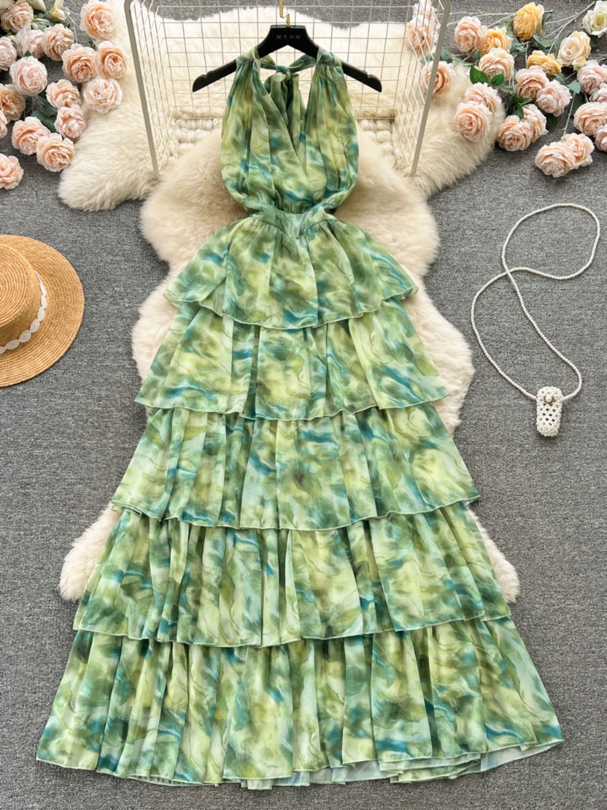 Lucky flower dress CD1147 image