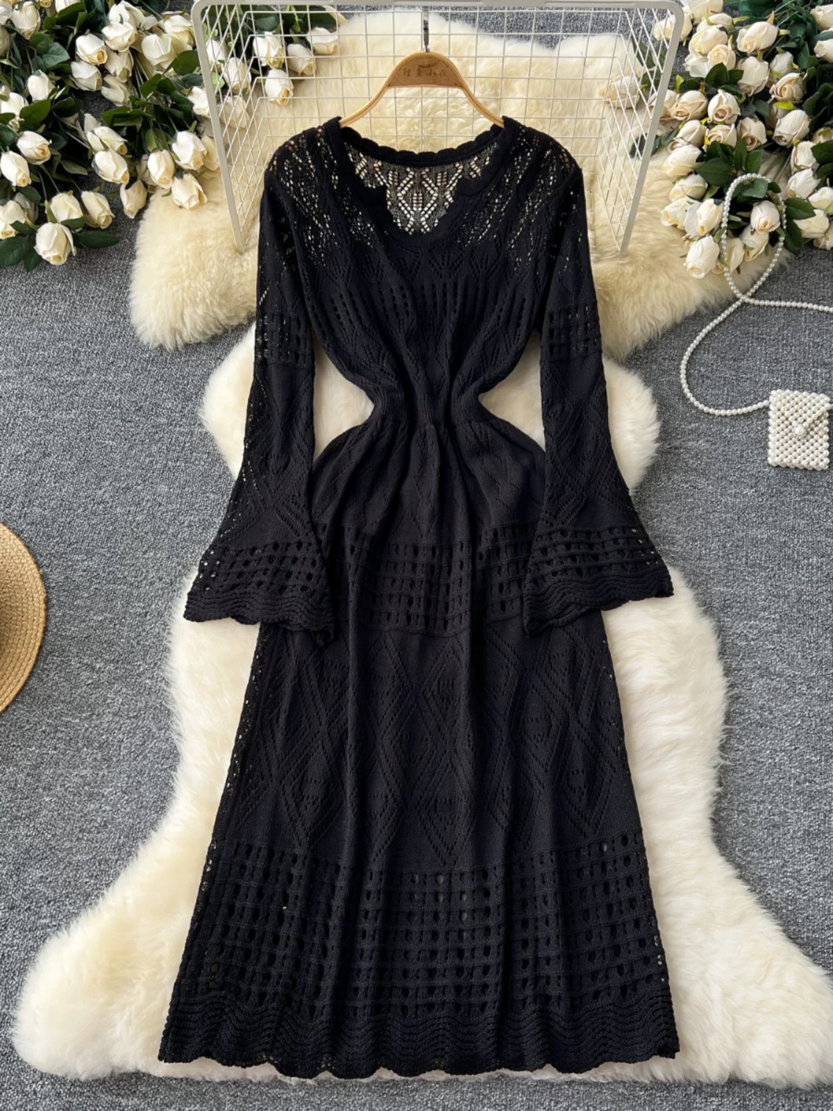 Your new addiction knitted dress & camisole KD334 image