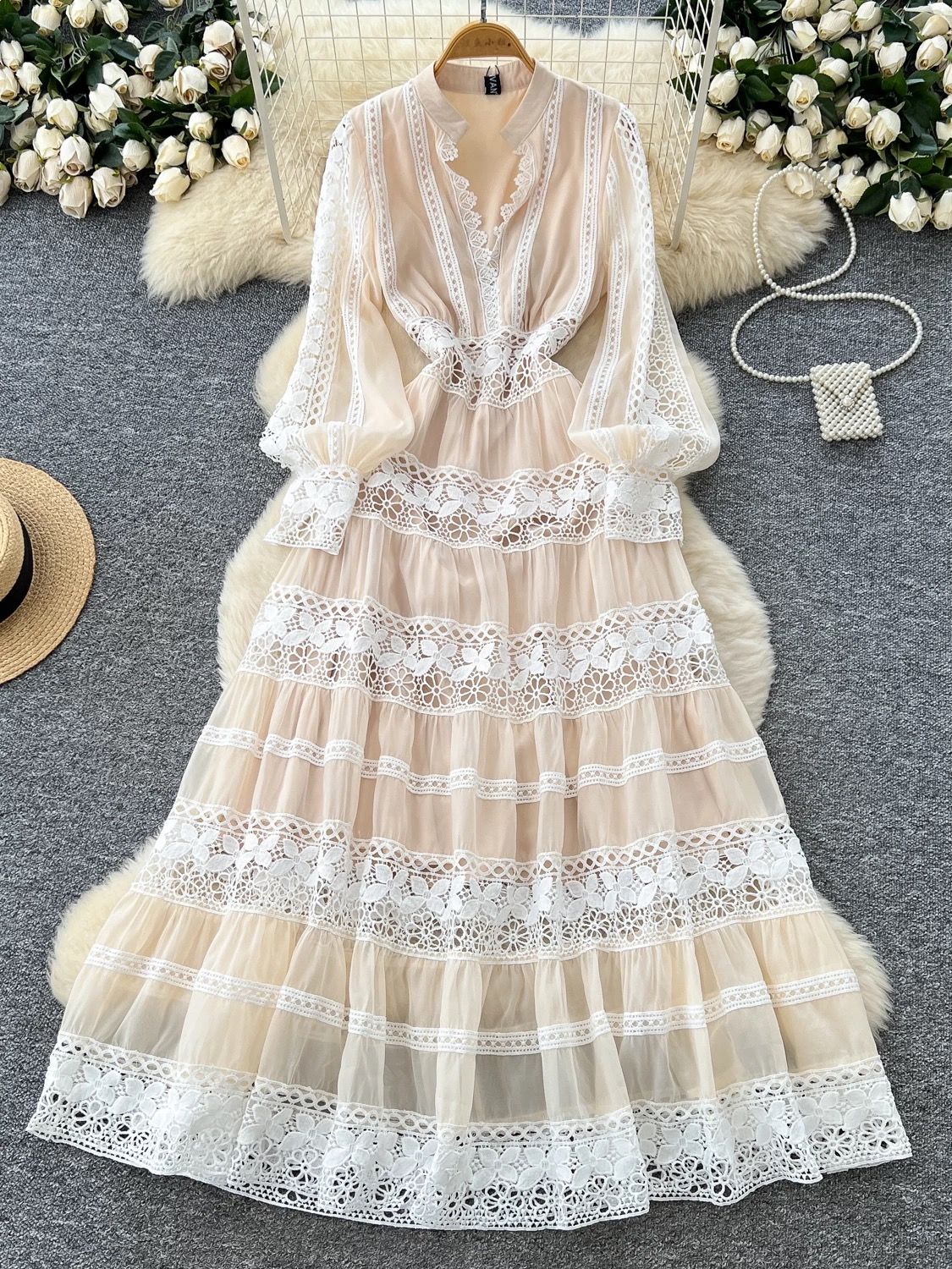 Slay row lace dress FD1511 image