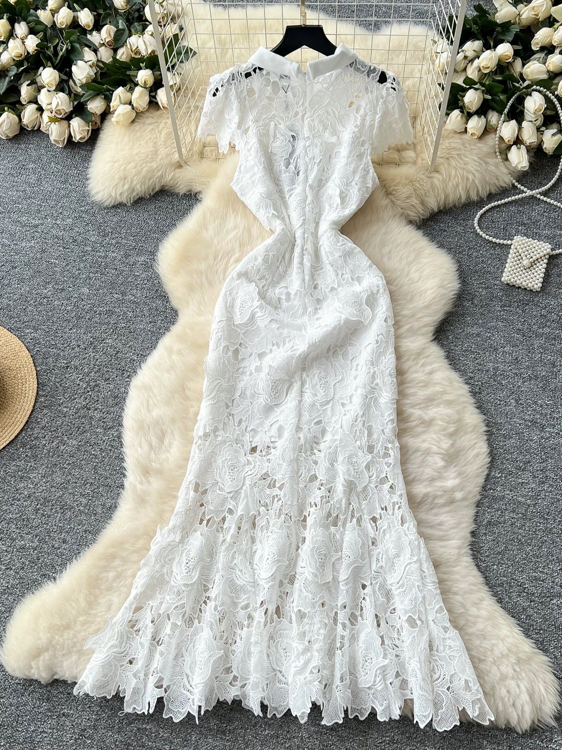 Time away lace dress FD421 image