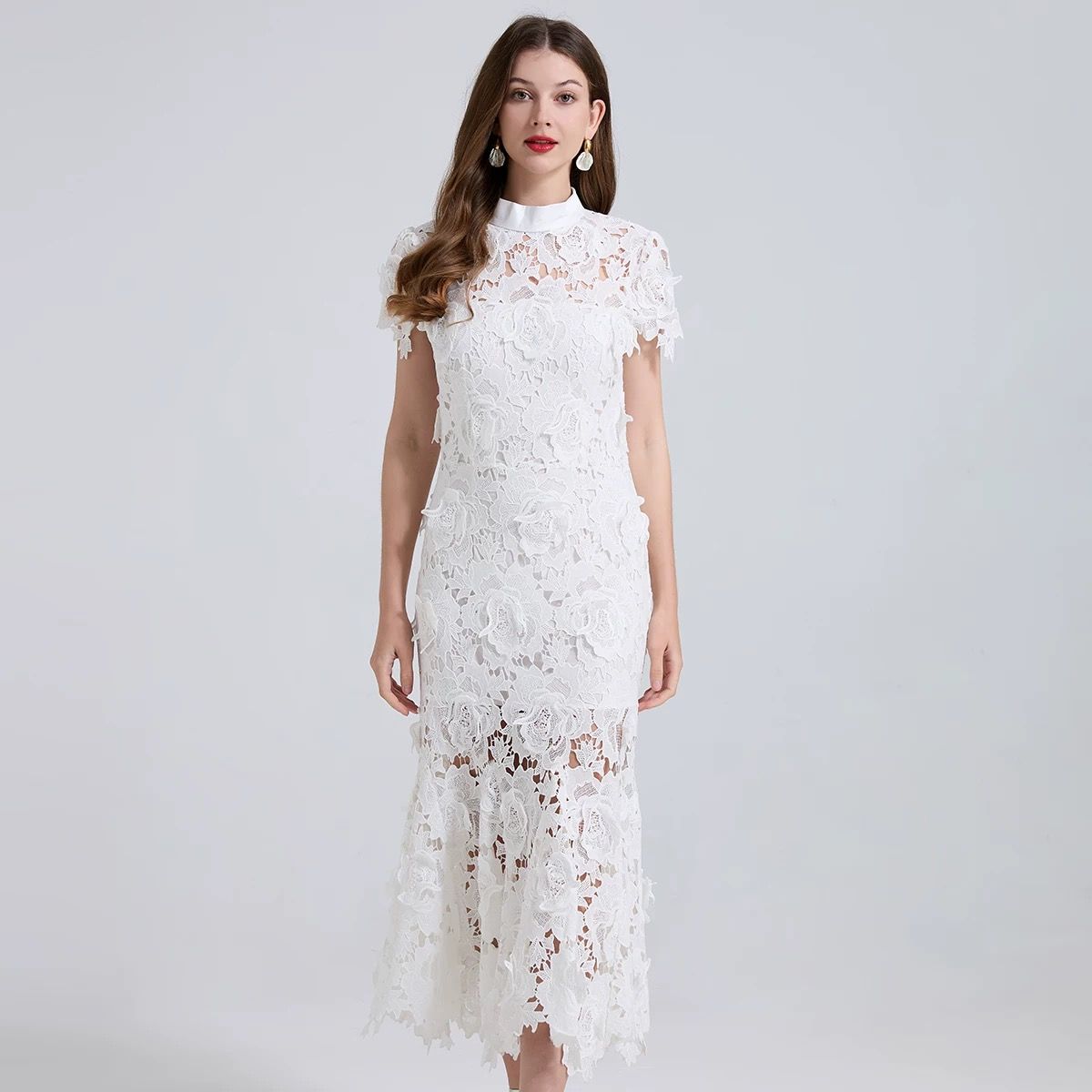 Time away lace dress FD421 image