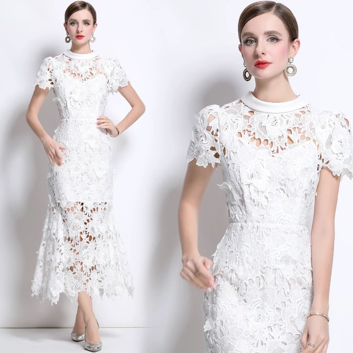 Time away lace dress FD421 image