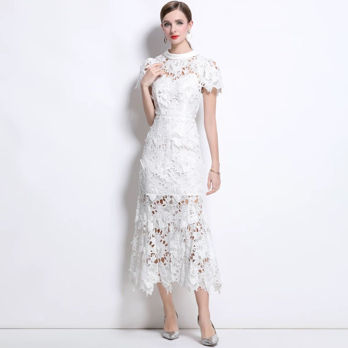 Time away lace dress FD421 image
