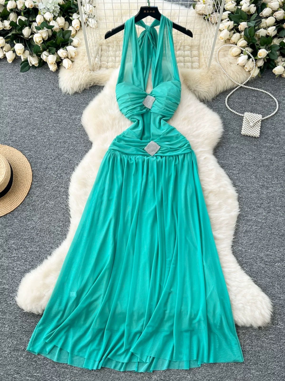 Route to vacation luxury designer dress CD901 image