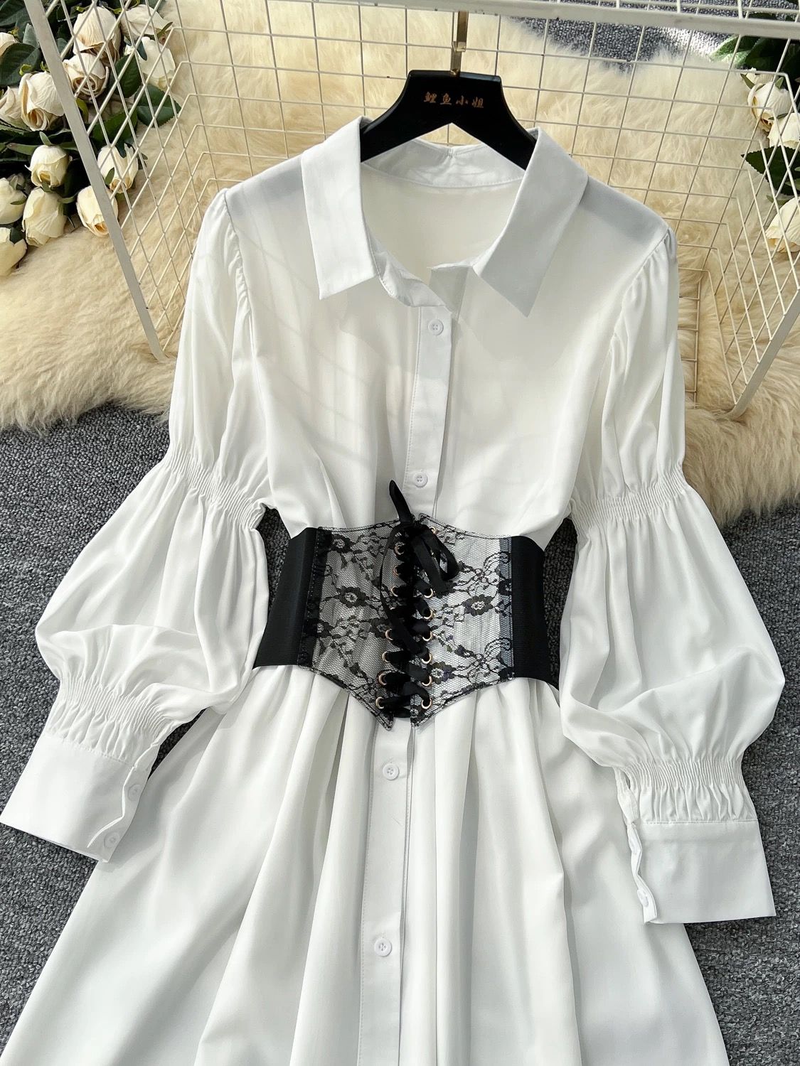 Anti social shirt dress SD171 image