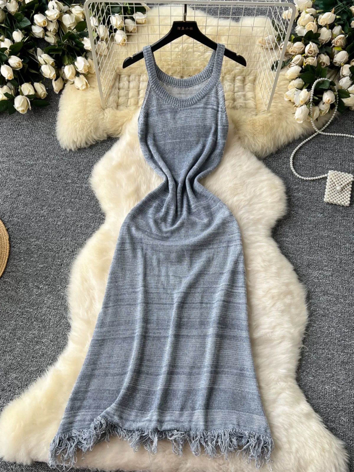 Your new favorite knitted dress & camisole KD331 image