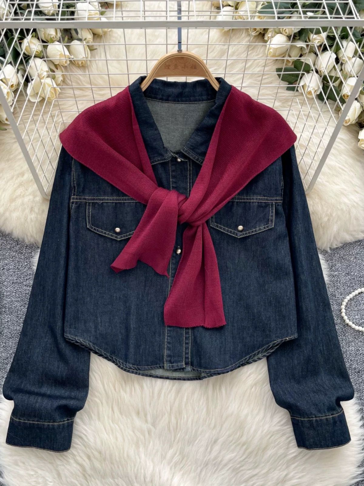 Chicago vibes denim jacket DJA128 image