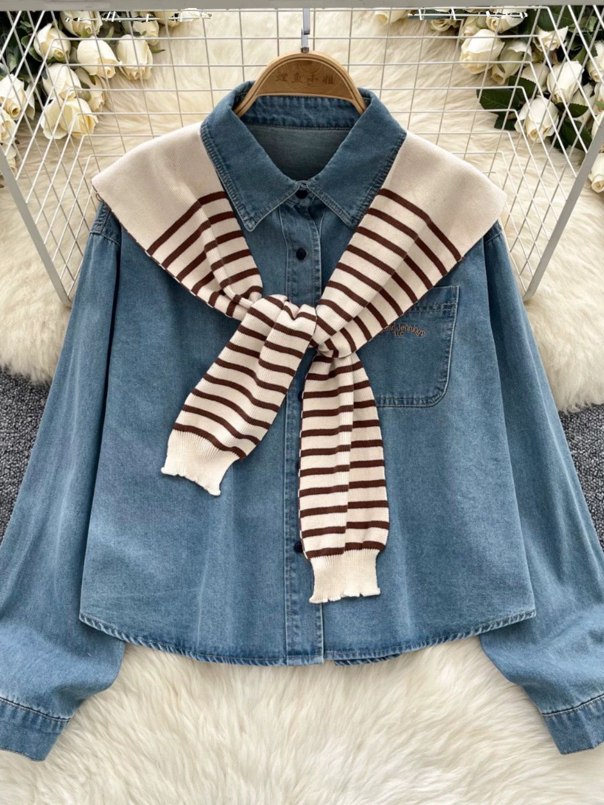 Cozy girl denim jacket DJA127 image