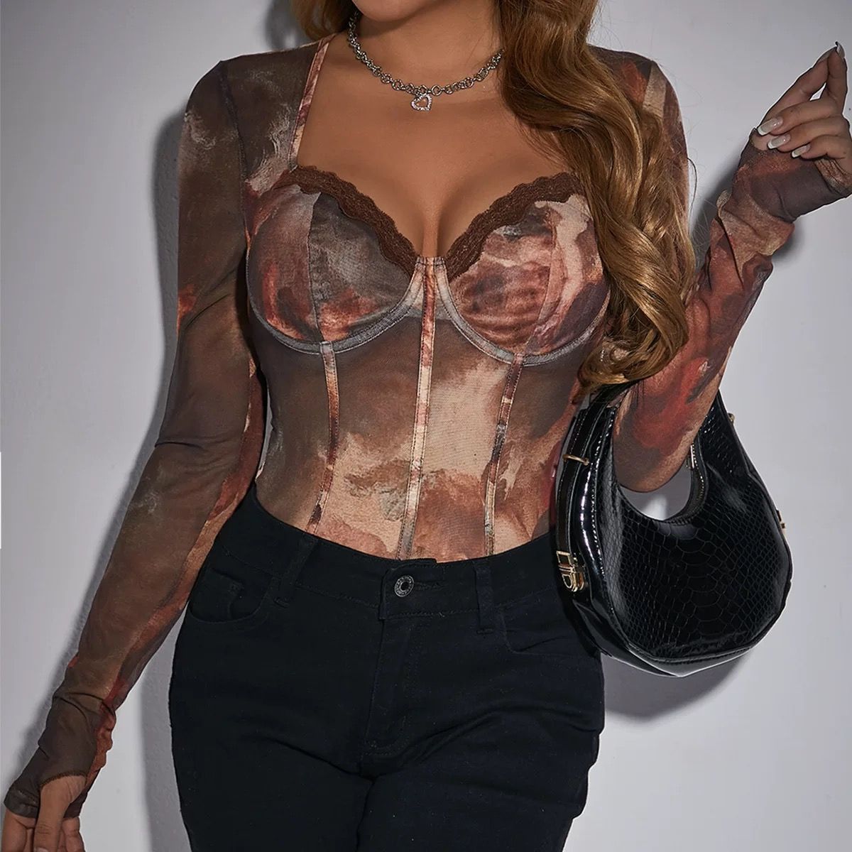 Now or never bodysuit top BS152 image