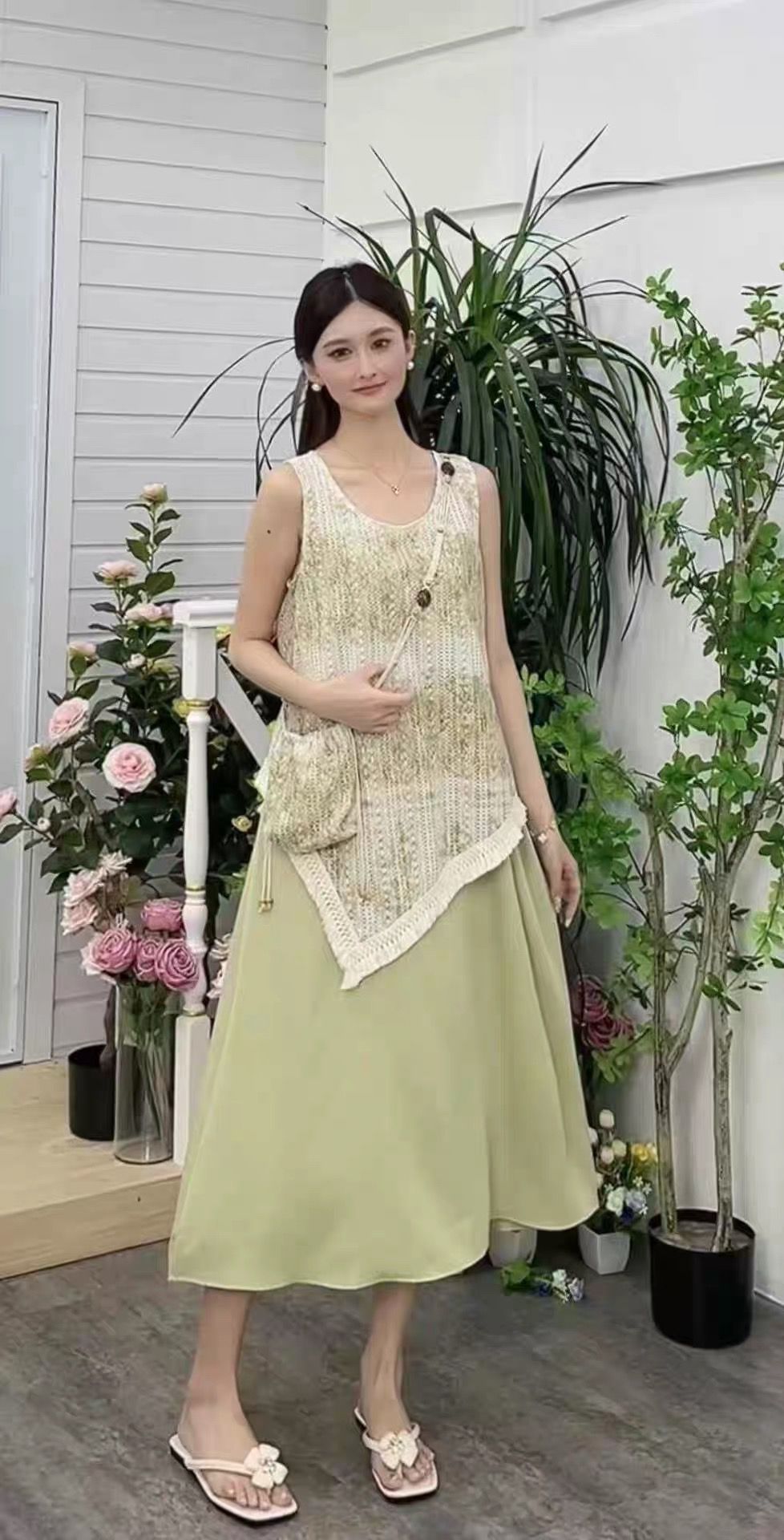 Seasons change dress & purse CD2209 image