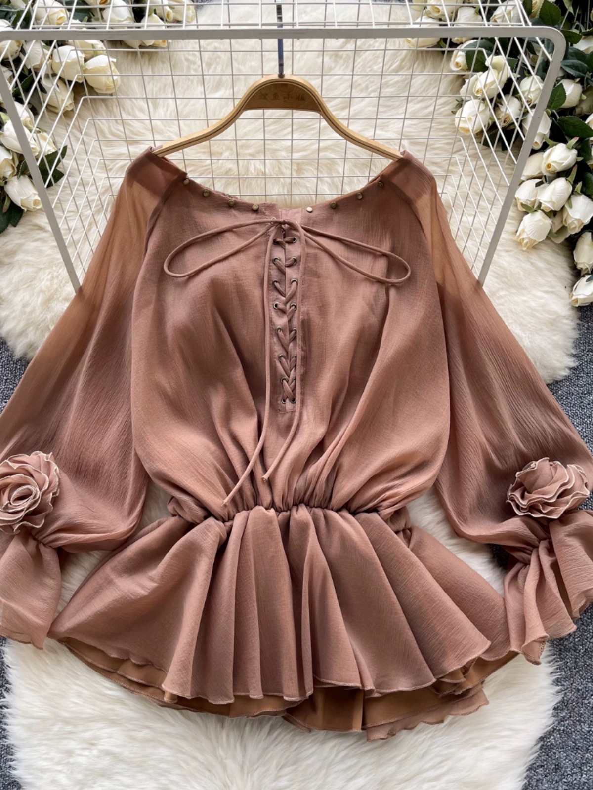 Pay attention corset blouse BE432 image