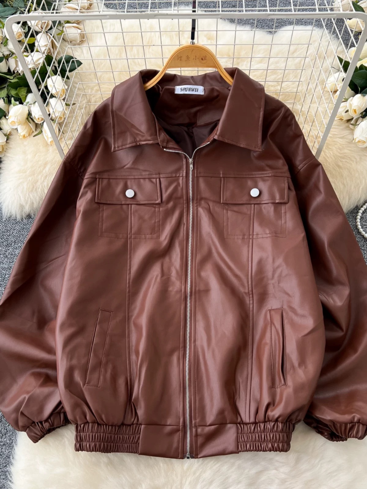 Late night drives leather jacket LJ126