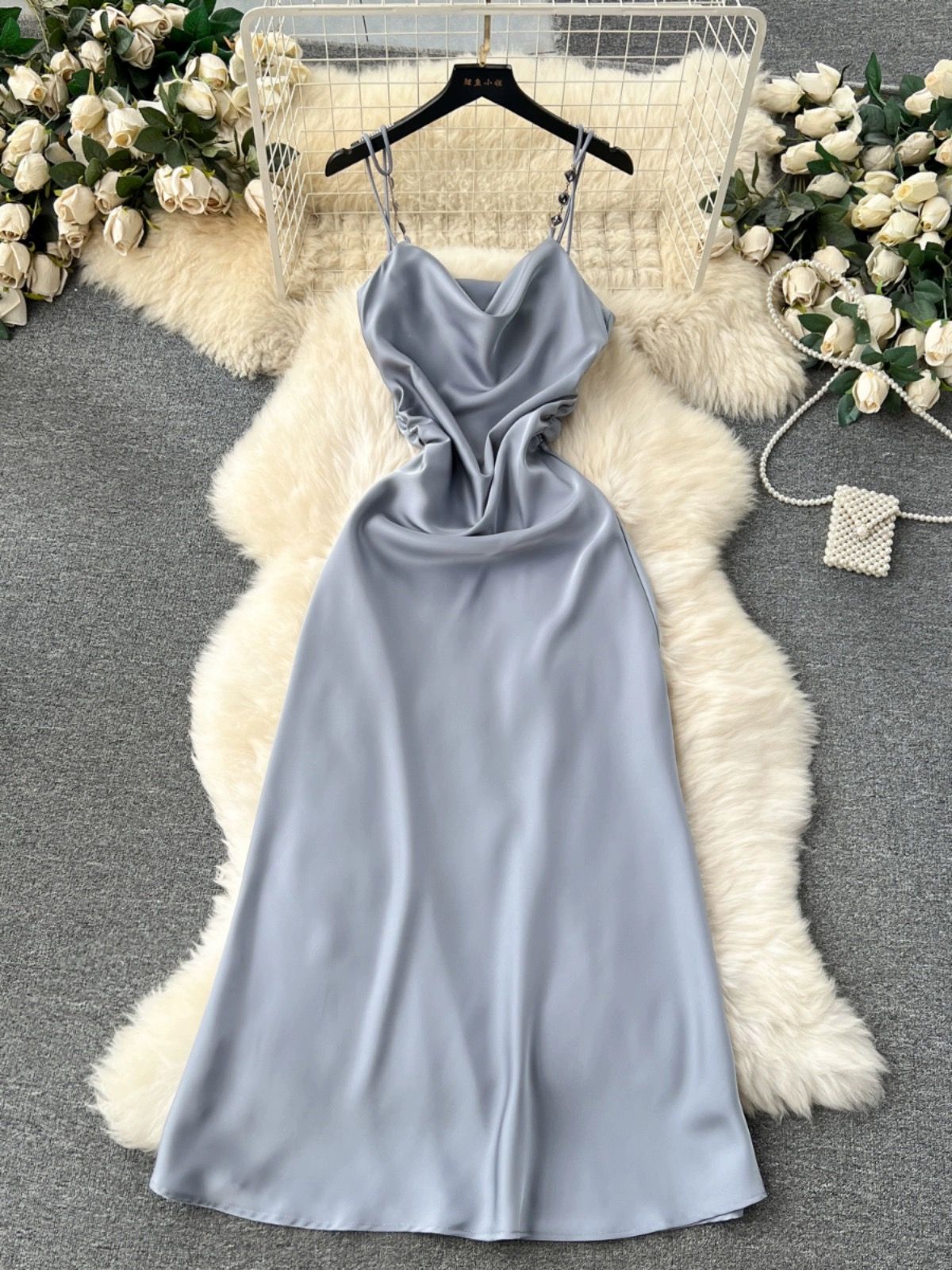 Dreamy date night silk dress FD632 image