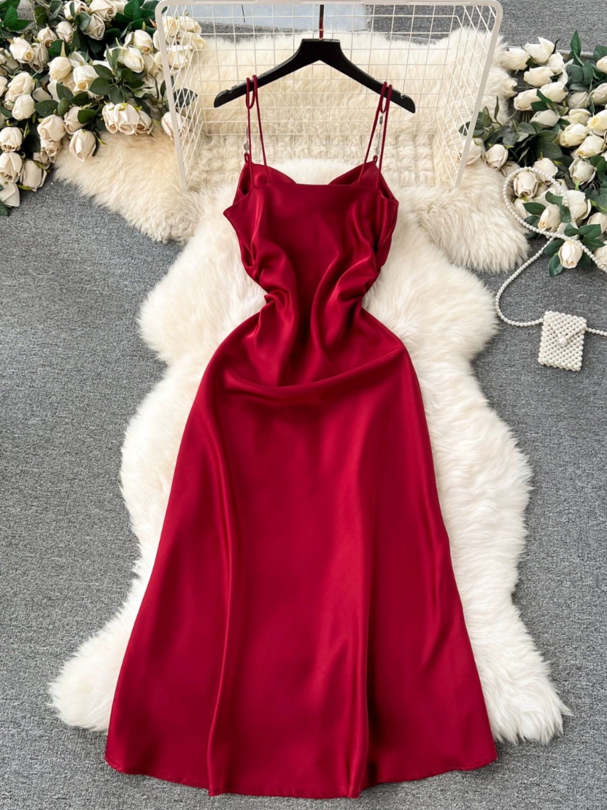 Dreamy date night silk dress FD632 image