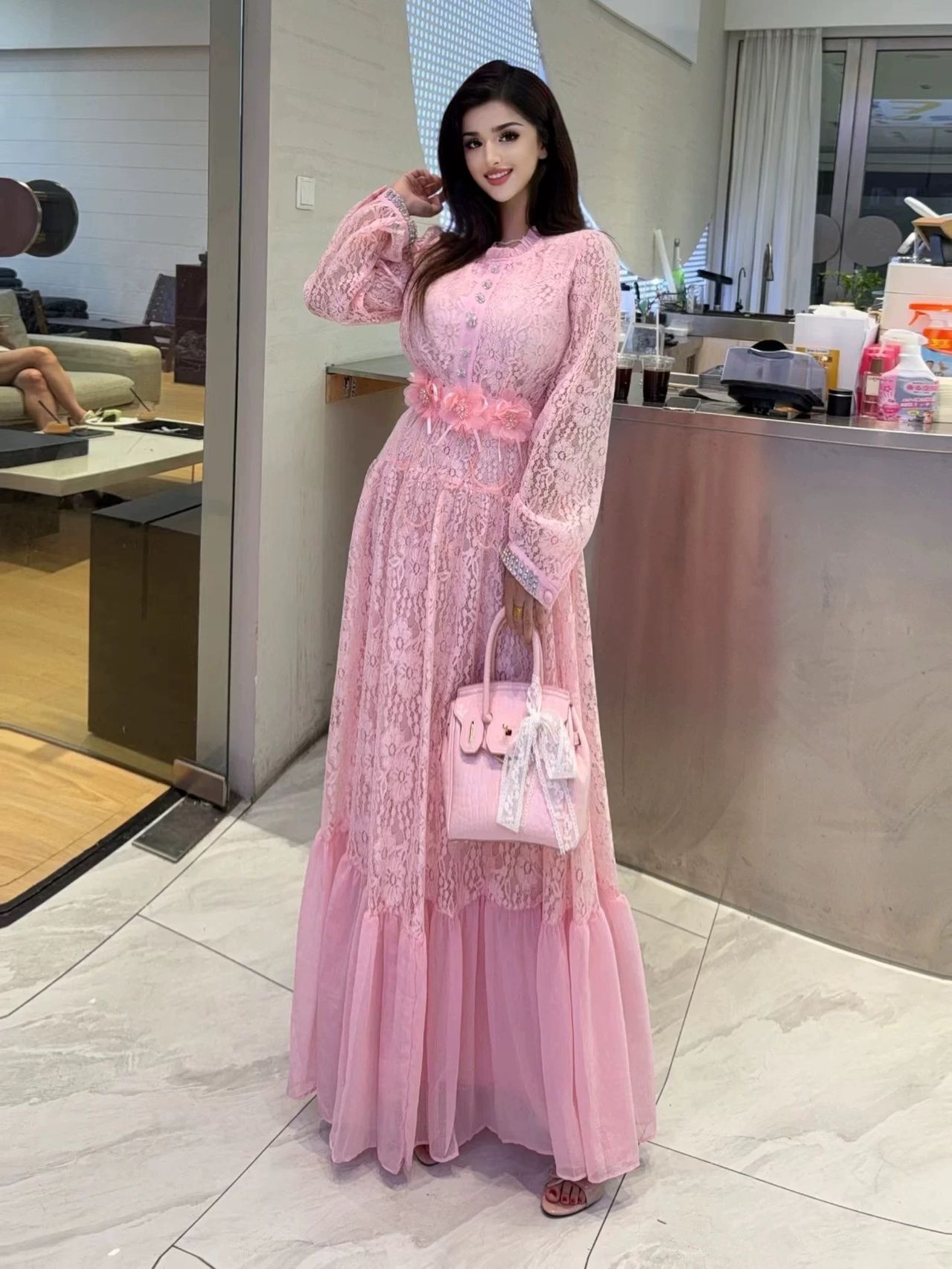 Girls just wanna have sun lace dress FD534 image