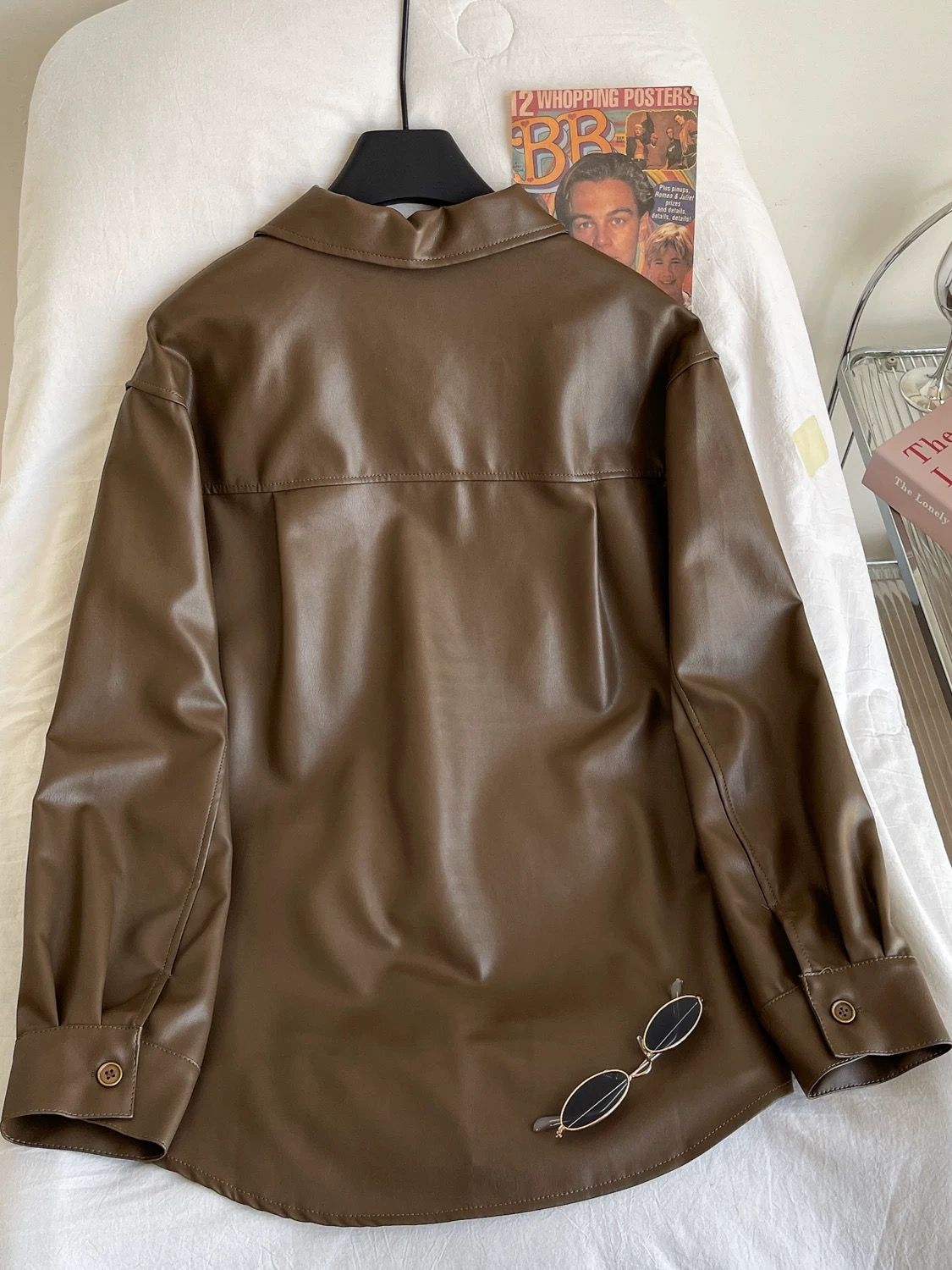 Billie jean leather jacket LJ139 image