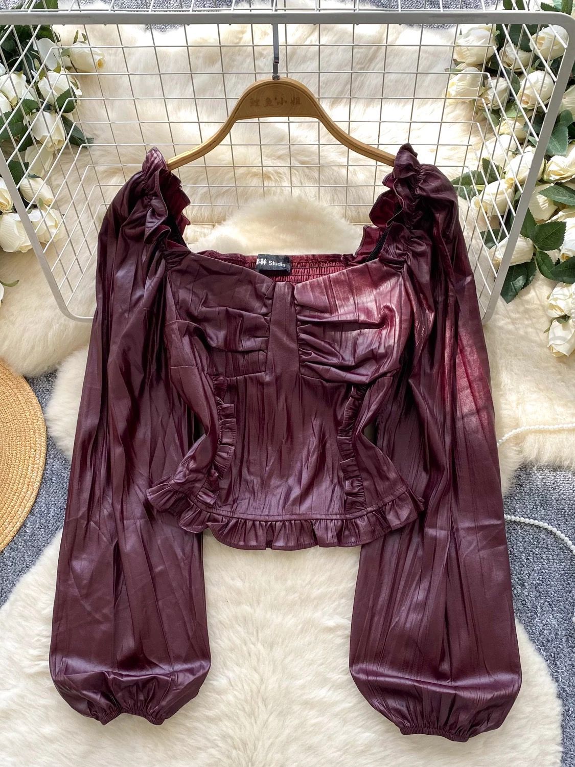 Cuteness overload leather top CTO1074 image