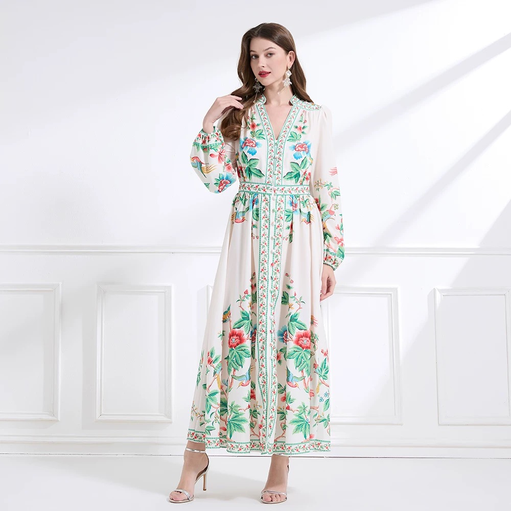 A real dream print dress ED196 image