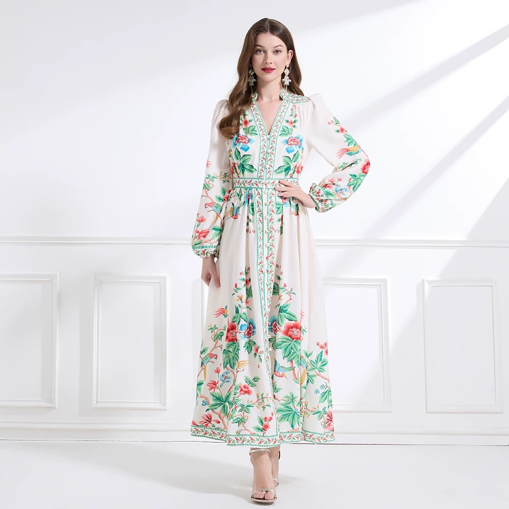A real dream print dress ED196 image