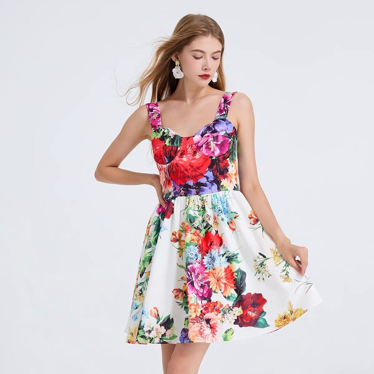 Floral emotions dress CD2178 image