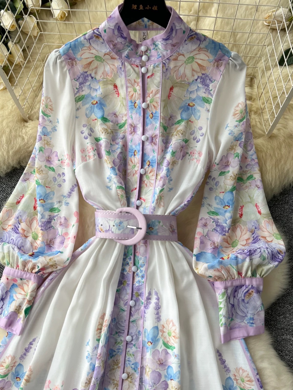 Print power dress ED469 image